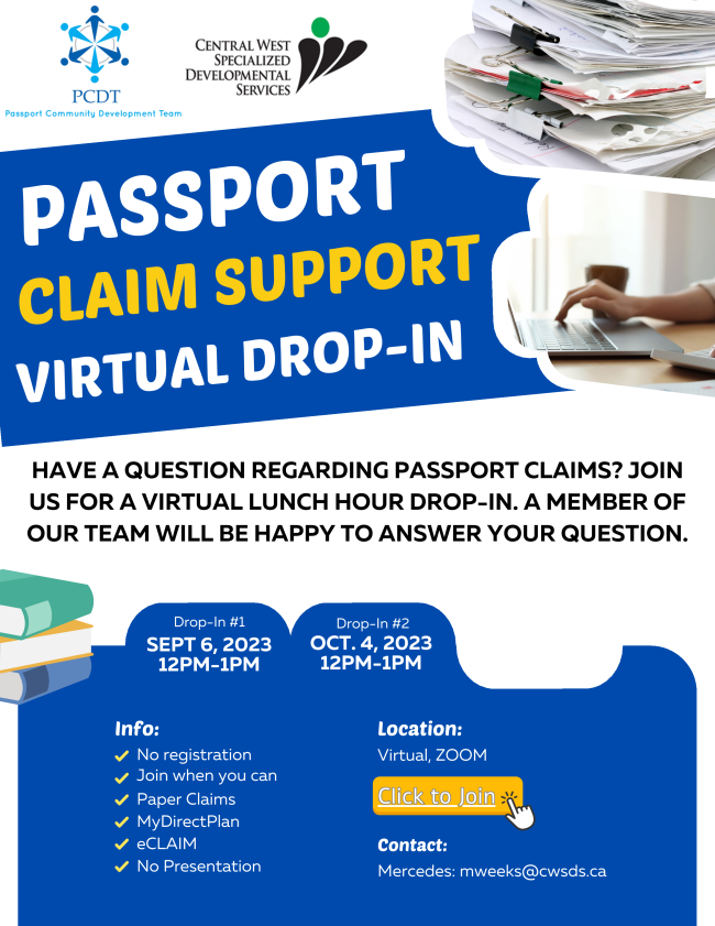 Passport Claim Support Flyer